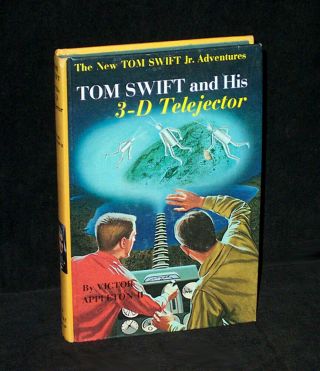 Tom Swift Jr.  24 - His 3 - D Telejector By Appleton - 1966 G&d Picture Cover