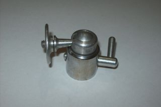 VINTAGE SMALL METAL FAST MOVEMENT TRIPOD BALL HEAD MADE IN GERMANY 2