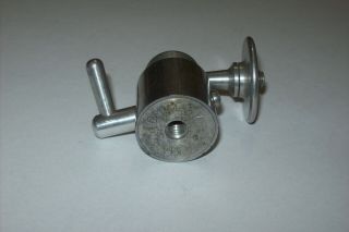 VINTAGE SMALL METAL FAST MOVEMENT TRIPOD BALL HEAD MADE IN GERMANY 3