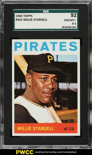 1964 Topps Willie Stargell 342 Sgc 8.  5 Nm - Mt,  (pwcc)