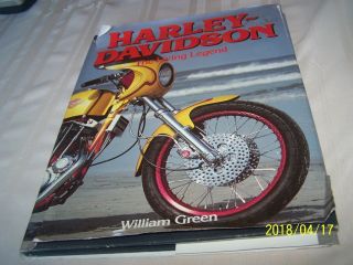 Harley Davidson Coffee Table Hard Cover Book The Living Legend