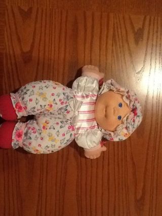 Rare Vintage Cabbage Patch Kid Cpk Soft Rattle Doll 1995