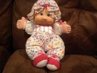 Rare Vintage Cabbage Patch Kid CPK Soft Rattle Doll 1995 3