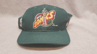Vintage Seattle Supersonics Sonics Basketball 1994 Cap Hat