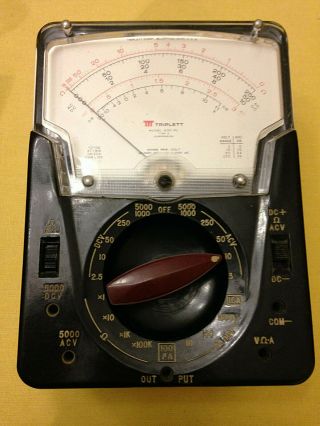 Vintage Triplett Model 630 - Pl Type 4 W/case - Please Read Desc