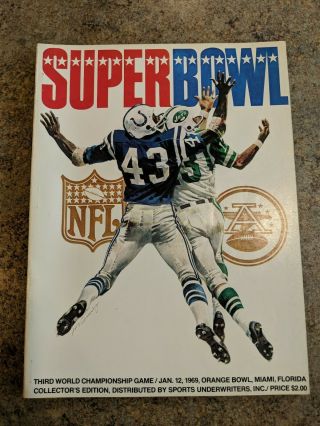 Bowl Iii - 1969 Superbowl Collector 