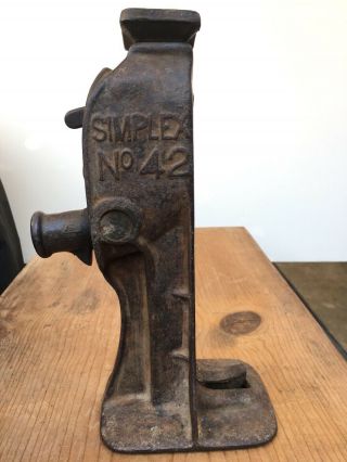 Antique Simplex No.  42 Railroad/house Jack 2 Ton