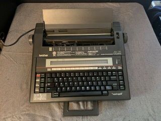 Vintage Brother Ax - 28 Electric Word Processing Typewriter With " Word - Spell "