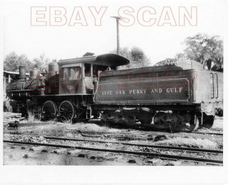 8dd610 1955/2000s Live Oak Perry & Gulf Railroad 4 - 6 - 0 Loco 101 Live Oak Fl