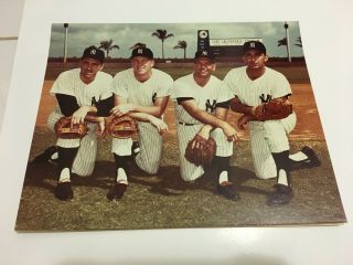 Vintage York Yankees 8x10 Photos Mickey Mantle Roger Maris Yogi Berra
