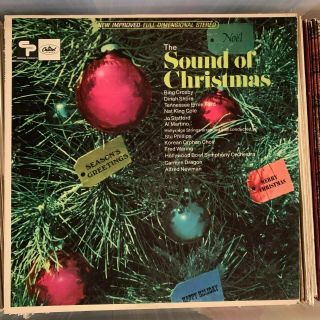 The Sound Of Christmas - Ex Vintage Capitol Vinyl Lp - Bing Crosby - Nat King Cole