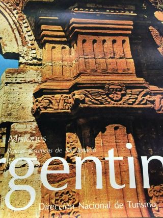 Vintage Argentina Tourism Travel Poster Direccion Nacional de Tourismo 3