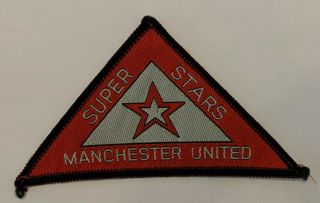 Vintage Manchester United Stars Patch Embroidered Football Club Souvenir