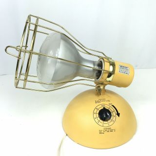 Vintage Deluxe Time - A - Tan Sunlamp Tanning Lamp General Electric Ge Model Rsk6