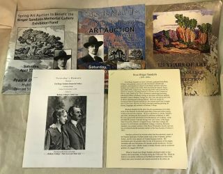 Vintage Birger Sandzen And Bethany College Lindsborg Kansas Art Pamphlets