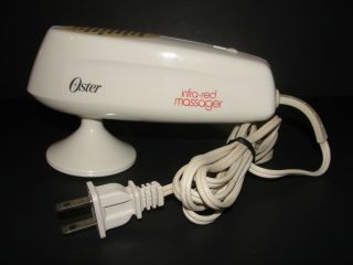 Vintage Oster Infra - Red Heated Massager w/ Scalp Applicator 399 - 08 Box 2