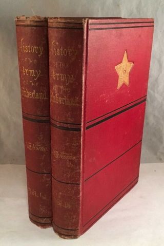 Antique Civil War Book History Of The Army Of The Cumberland By Van Horne 1875