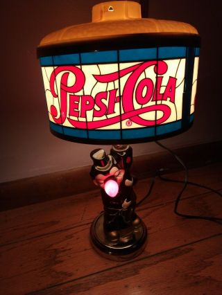 Vintage Pepsi - Cola Lamp.  Vintage Light.  1985