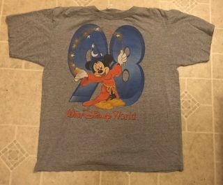 Vintage 1998 Walt Disney World Mickey Mouse Fantasia 98 T - Shirt Mens Size Large