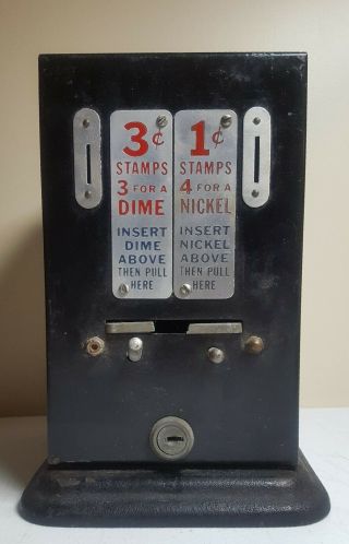 Antique 3&1 Cent Stamp Machine