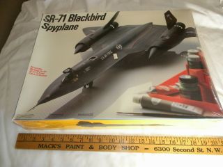Vintage Testors Lockheed Sr - 71 A/b Blackbird Spyplane 1:48