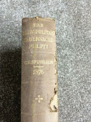 The Metropolitan Tabernacle Pulpit By C.  H.  Spurgeon (hardback,  1876)