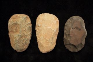 Group Of Three Old Aboriginal Stone Axes - Collected Pre 1950 