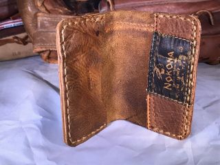 Vintage Nokona baseball glove leather wallet 1/1 2