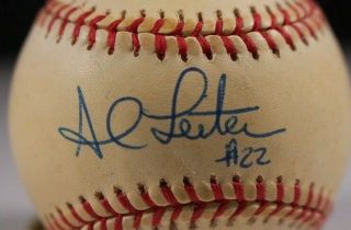 Al Leiter Signed Baseball Omlb Sweet Spot Yankees Blue Jays Marlins Mets Psa
