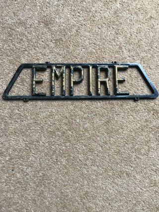 Small Cast Iron Empire Cinema Sign