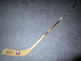 Brock Nelson York Islanders Signed Autographed F/s Hockey Stick W/coa