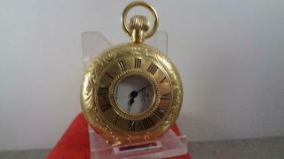 Arnex Pocket Watches 17 Jewels Incabloc Gold Tone Shows Little To No