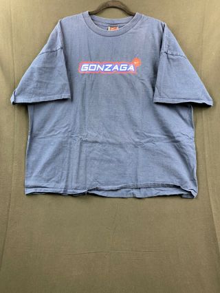 Gonzaga Nike Team T - Shirt Navy Blue Short Sleeve Xxl
