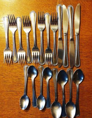 Vintage Reed & Barton Rebacraft Stainless Dickens 4 Place Settings
