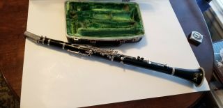 Vintage Bakelite Clarinet Looks To Be In Comes With Case