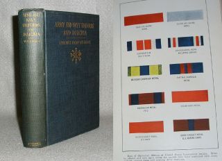 Antique Us Army Navy Military Book Uniforms And Insignia Wwi World War I 1918
