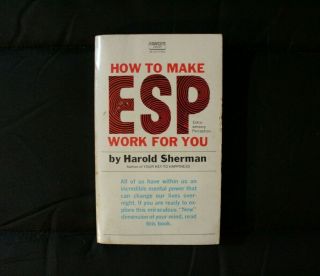 Vtg How To Make Esp Work For You By Harold Sherman (pb 1964)