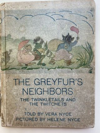 Two Antique Vintage Greyfur Children’s Books