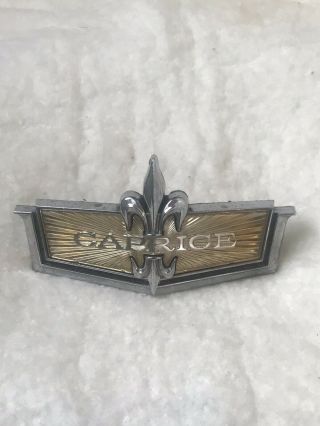 Vintage Chevrolet Caprice Hood Emblem Badge