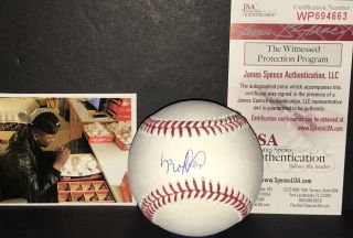 Luis Robert Chicago White Sox Autographed Signed Baseball Jsa Witness A