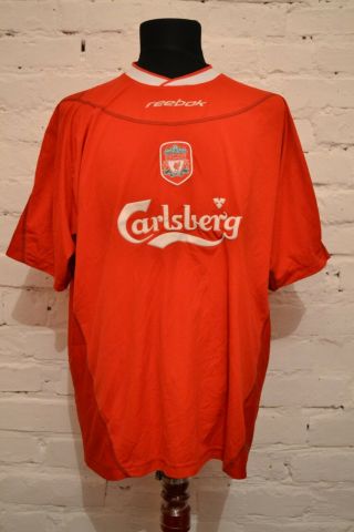 Vintage Liverpool England 2002/2004 Home Football Soccer Shirt Jersey Mens 2xl