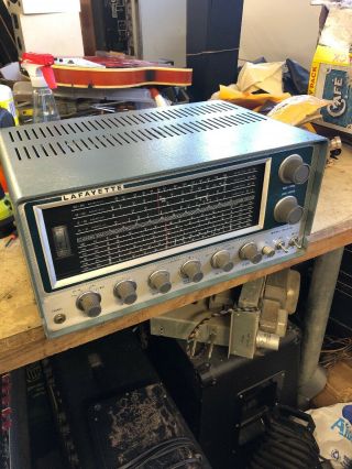 Vintage Tube Lafayette Ha - 230 Shortwave/ham Radio - Looks / Powers On