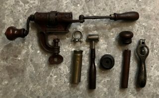 Antique Shotgun Shell Reloading Tools 12 Gauge Bridgeport Gun Implement Co.