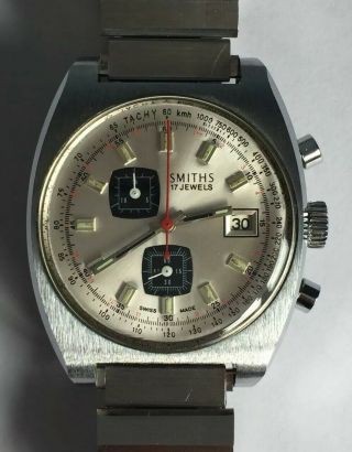 Vintage Mens Mechanical Chronograph Watch ‘Smiths’ 2