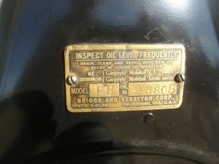 Vintage Rare Slant Antique 1927 Briggs & Stratton FH Engine Motor Hit & Miss 3