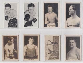 8 Thomson/ardath Cards: Boxing 1922/38