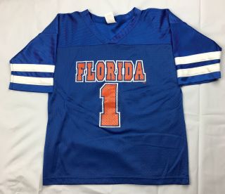 Vintage Little King Florida Gators Football Jersey Kids Medium 10/12 Runs Small