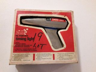 Timing Light Gun Model 304.  21171 Vintage Sears Tools 6 - 12 Volts