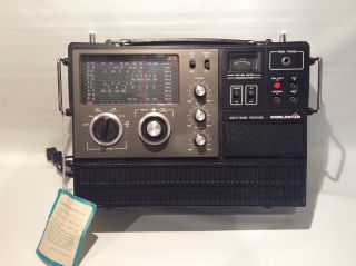 Vintage Worldstar Mg - 6000 10 Multi - Band Radio Receiver Air Vhf Uhf Cb Tv Am Fm