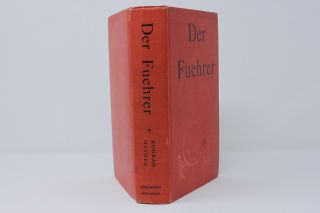 DER FUEHRER,  Hitler ' s Rise to Power,  Konrad Heiden,  HC 1944 Houghton Mifflin GD 3